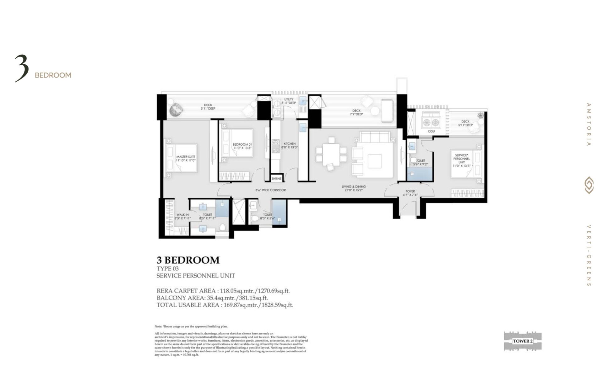 BPTP Amstoria Verti Greens Floor Plan